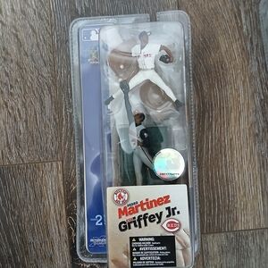 Martinez & Griffey Jr. Action Figures - Red, White, Black